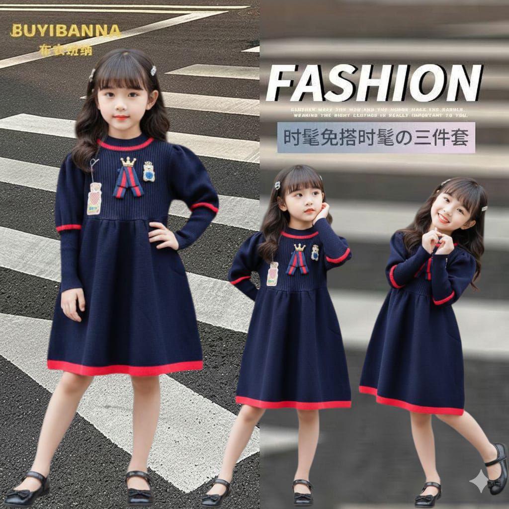 Dress Rajut Premium Import
