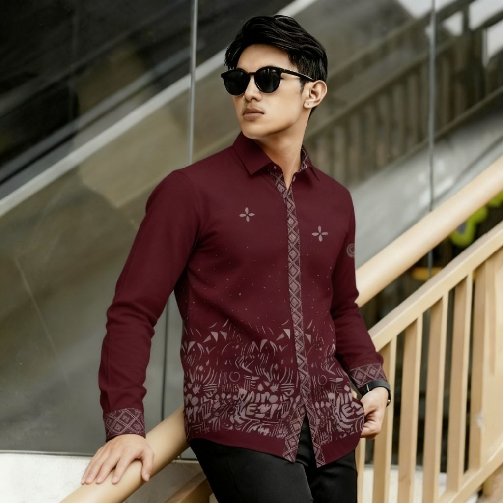 Artaraja - Batik Pria | Baju Batik Pria | Kemeja Batik Pria Lengan Panjang | Baju Batik Pria Tangan 