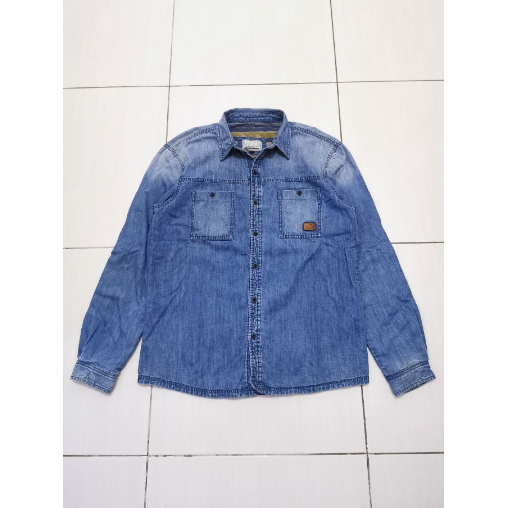 vintage kemeja denim billabong