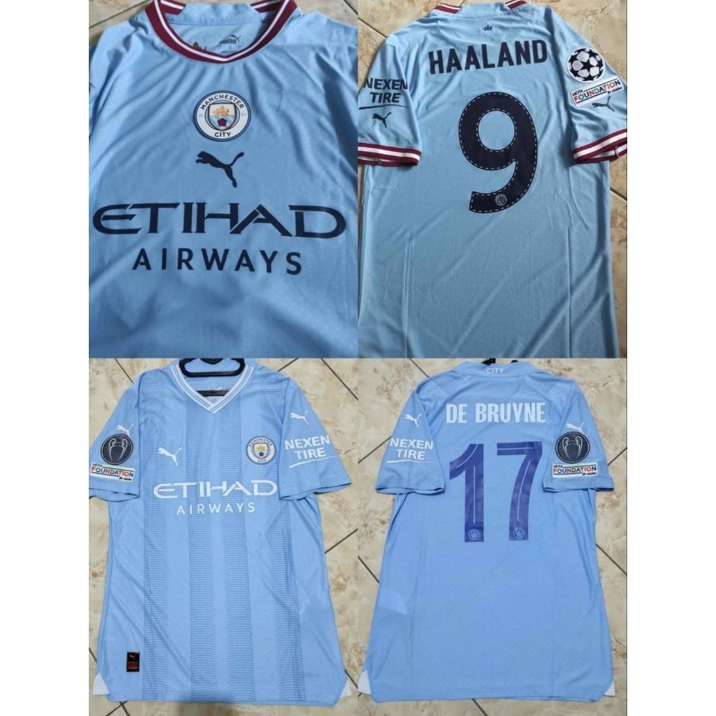 jersey mancity Manchester city man city Pi player issue set 23/24 & 22/23