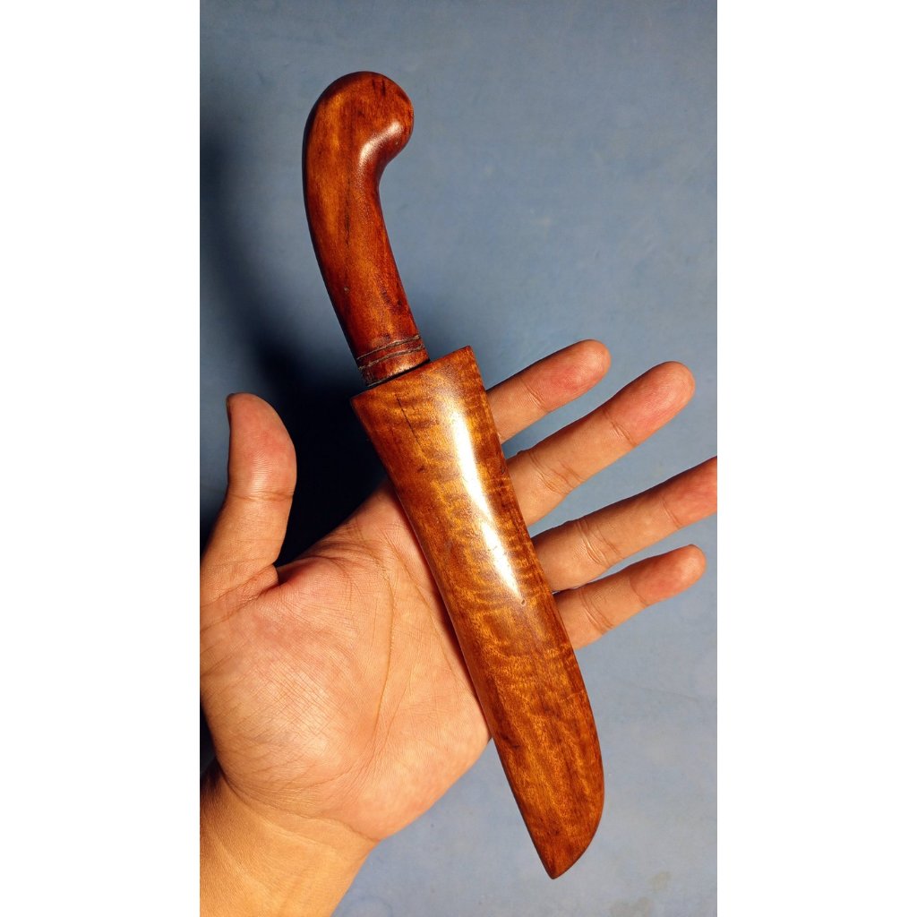 Pusaka Tindih Kuno Sepuh Warangka Telesium