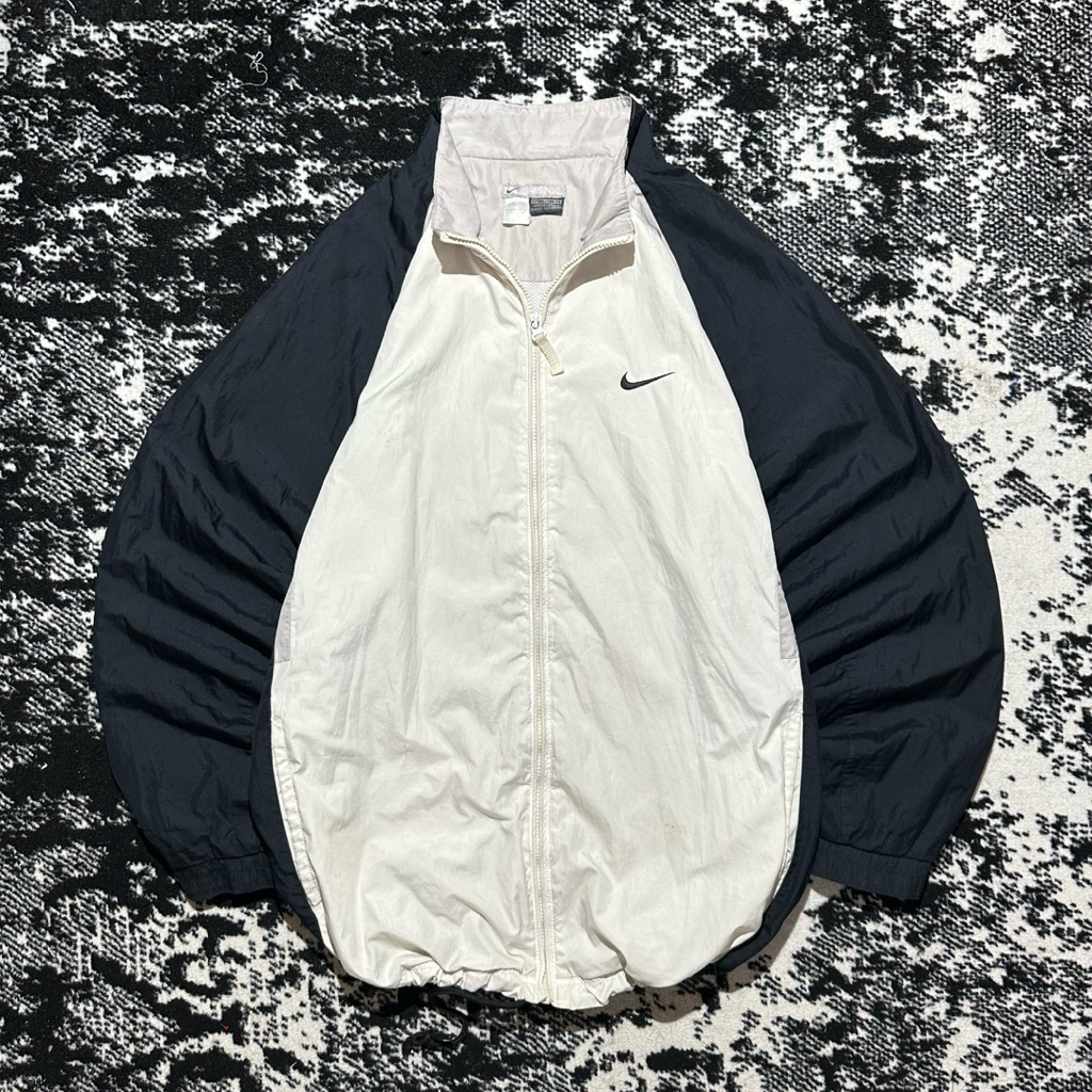 Windbreaker Nike Stripe Jacket Vintage Colourblock