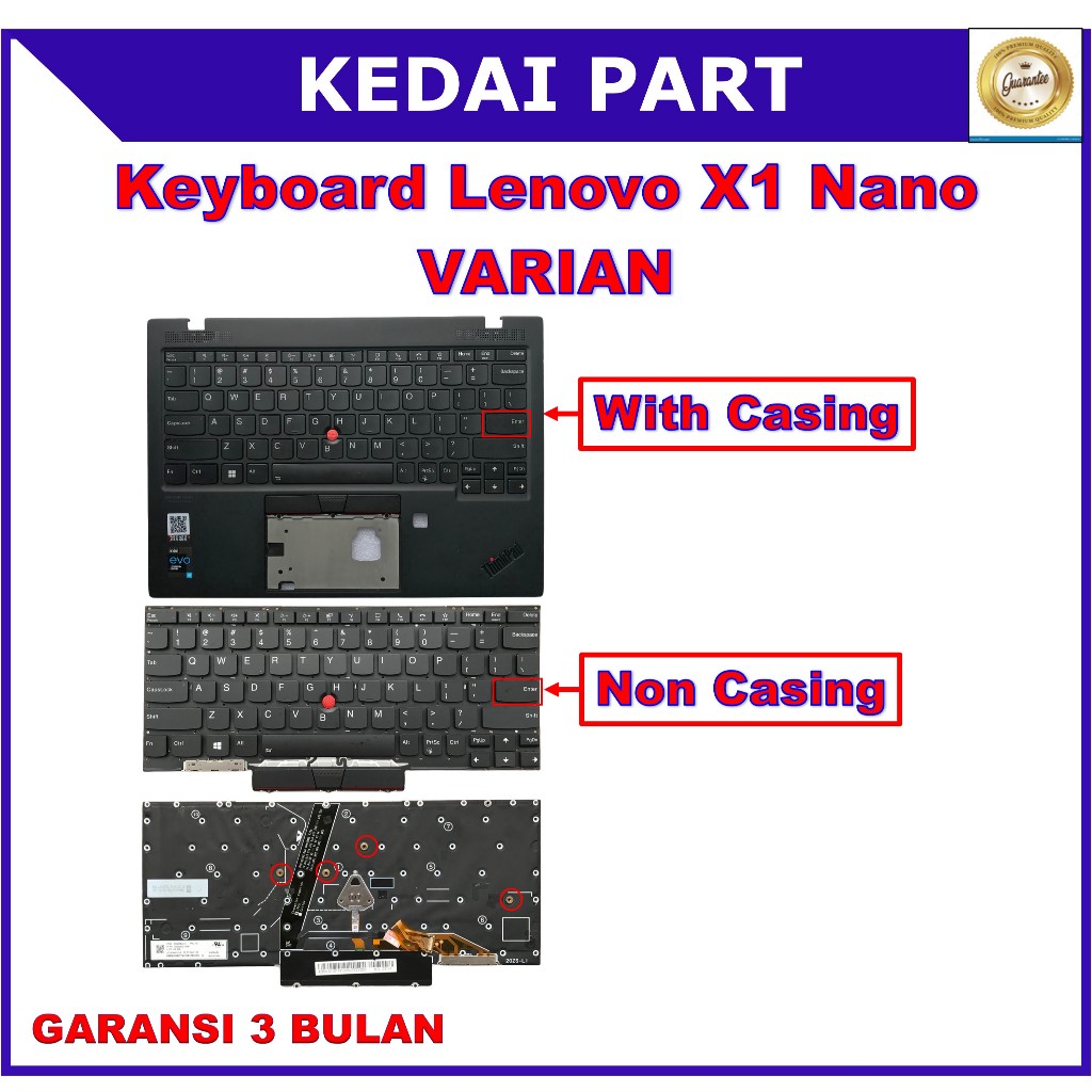 Keyboard Lenovo Thinkpad X1 Nano Gen1 Gen 1 2021 X1C 20un 20uq Pointer Backlight