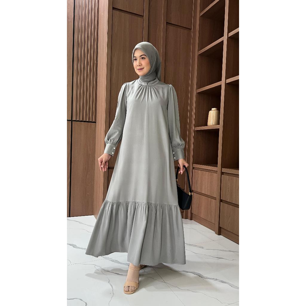 WARNA FASHION/ GAMIS / RAYON TWILL / BAJU WANITA MUSLIM/GROSIR TANAH ABANG