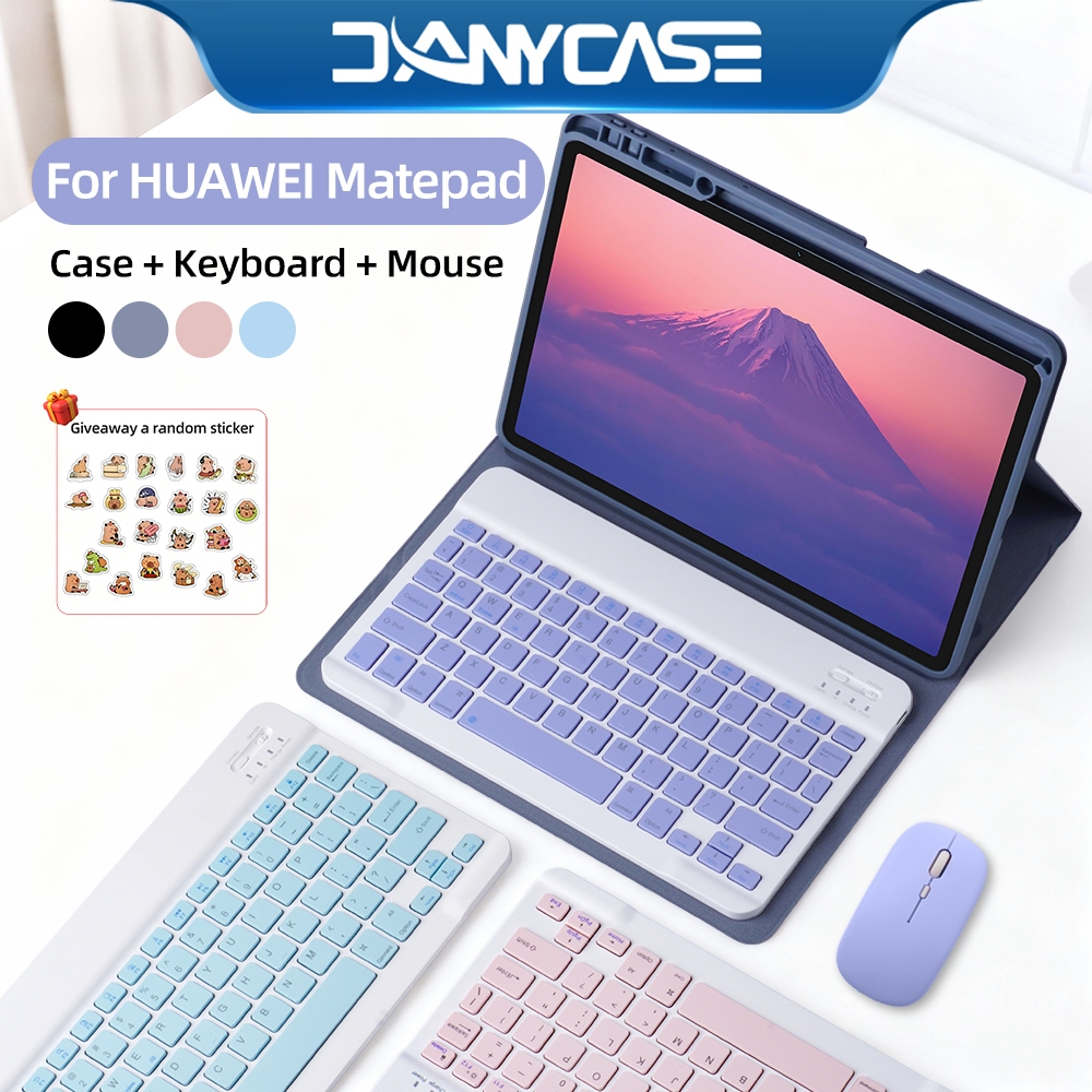 DANYCASE Huawei Case set Magnetic Bluetooth Keyboard for Huawei MatePad SE 11inch / Huawei MatePad