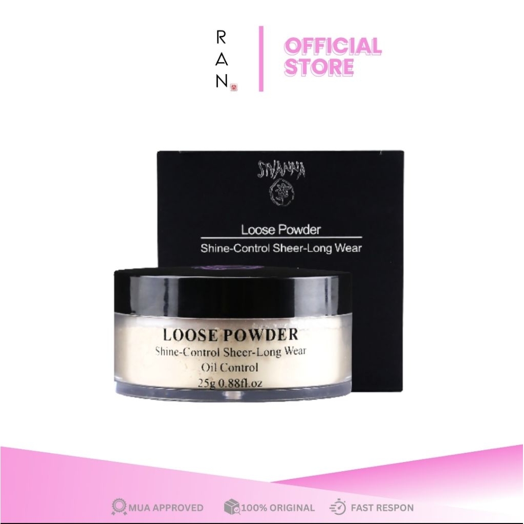 SIVANNA COLORS LOOSE POWDER F010 BEDAK TABUR RAN ACCESORIES