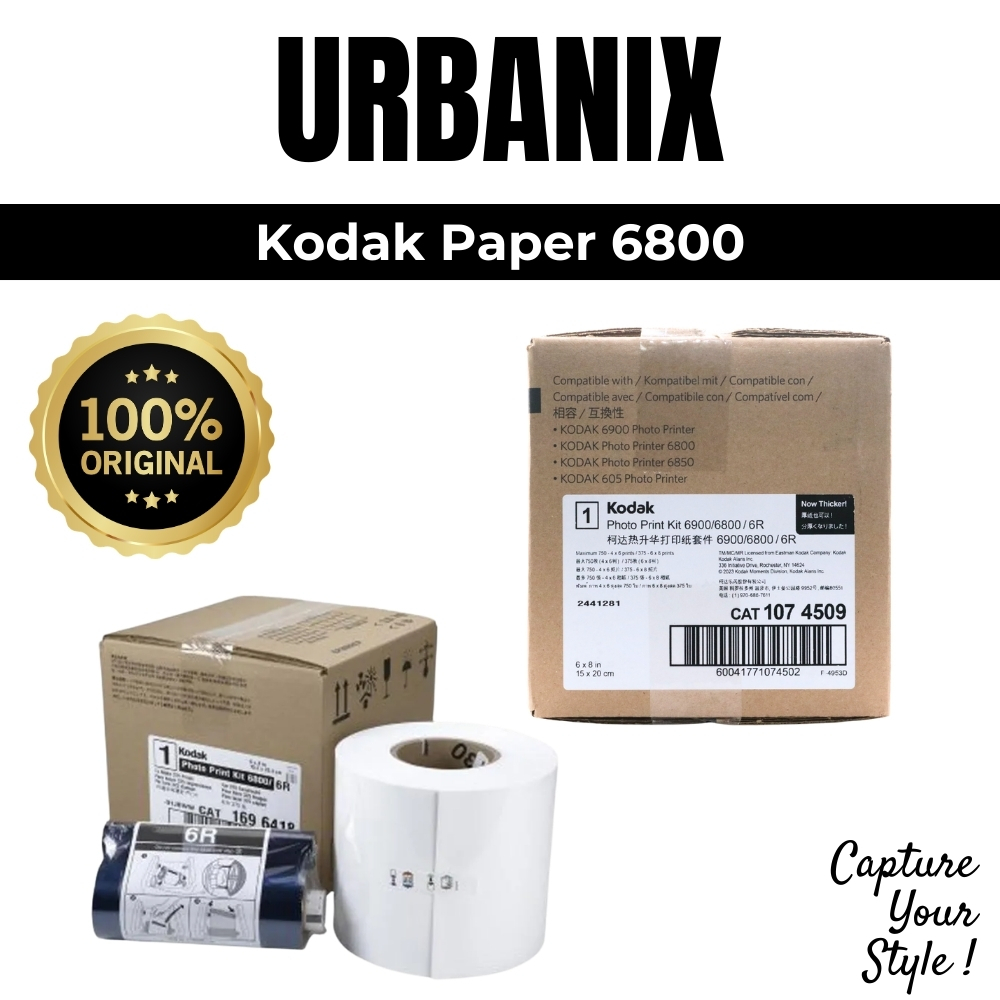 URBANIX - Kodak Paper Photo Print Kit 6800 / 6900 6R for Kodak Printer 605