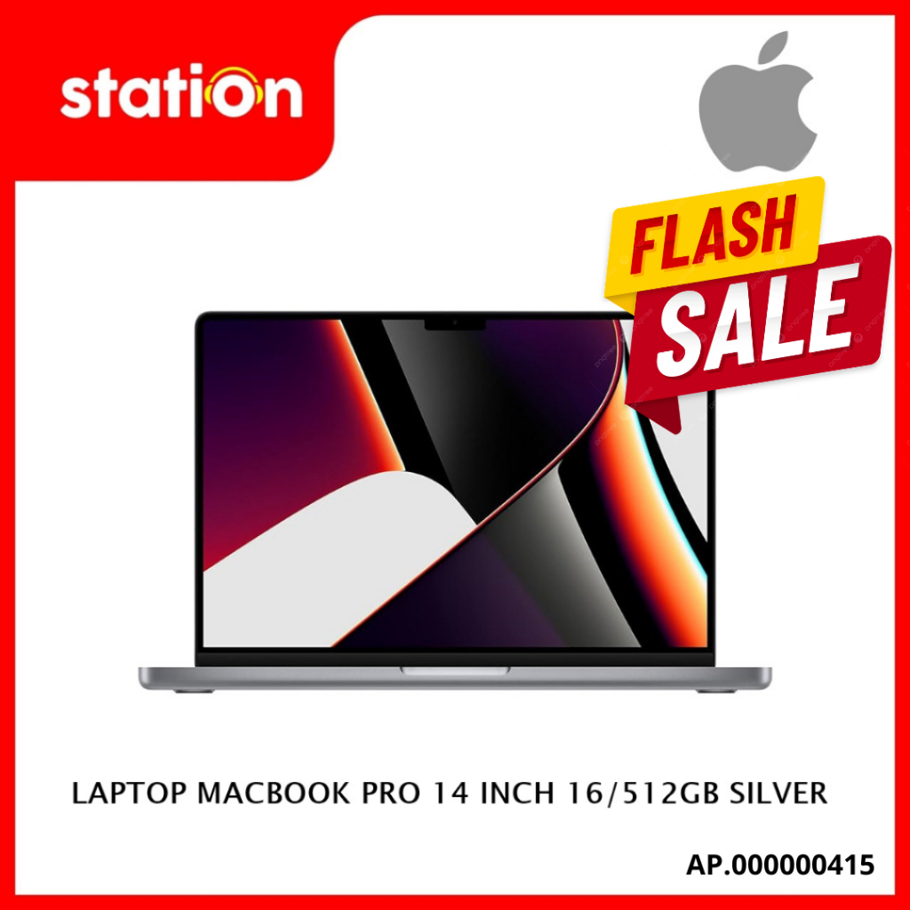 APPLE MACBOOK PRO 14 INCH 16/512GB SILVER (M1)