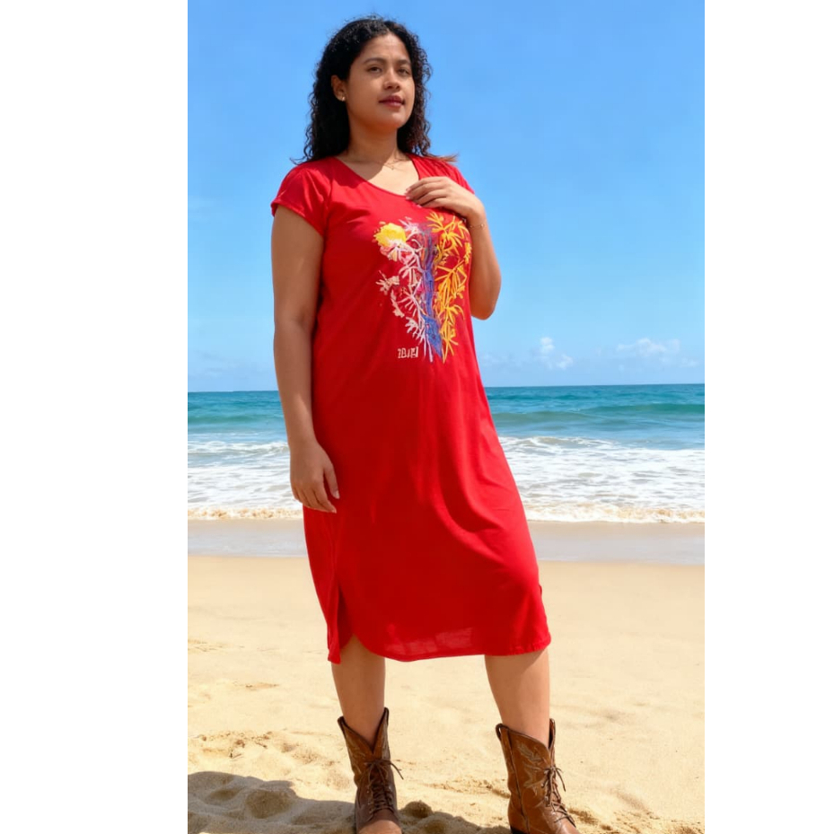 daster wanita / dress bali / motif bambu bali / daste midi