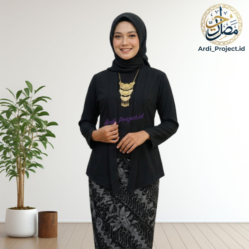Kebaya Kutu Baru Lengan Panjang Modern Bahan Katun Premium/ Kebaya Wisuda Lamaran Kondangan Terbaru
