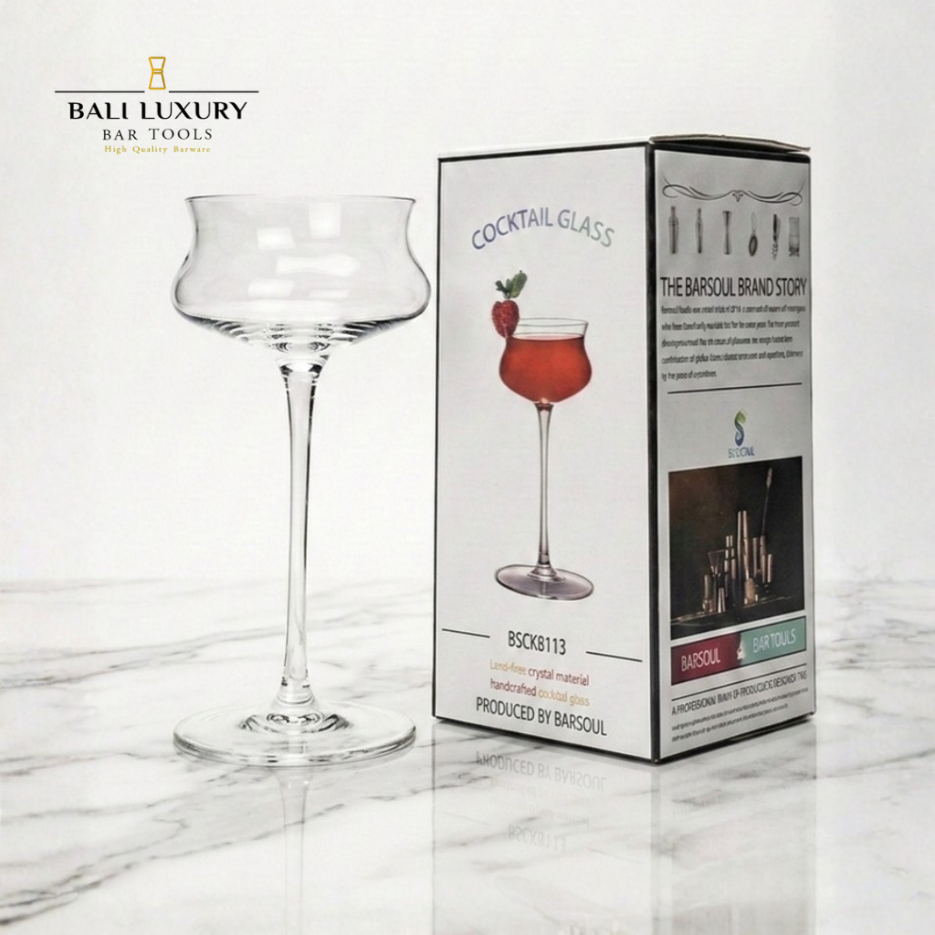 Bali Luxury | Artesian Cocktail Glass Saku 130ml - Premium Crystal Glass