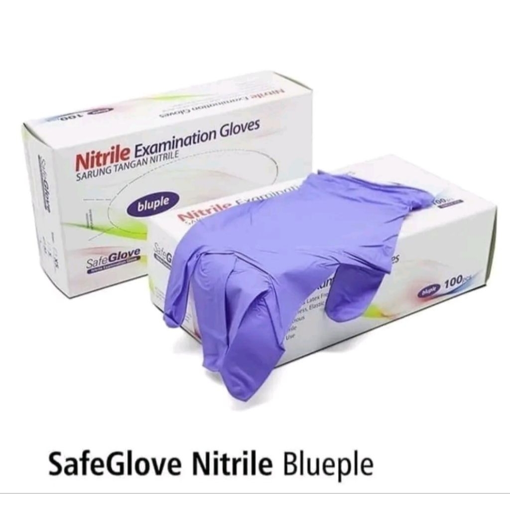Sarung tangan nitrile 100pcs / sarung tangan nitrile / sarung tangan nitrile hitam / glove nitrile