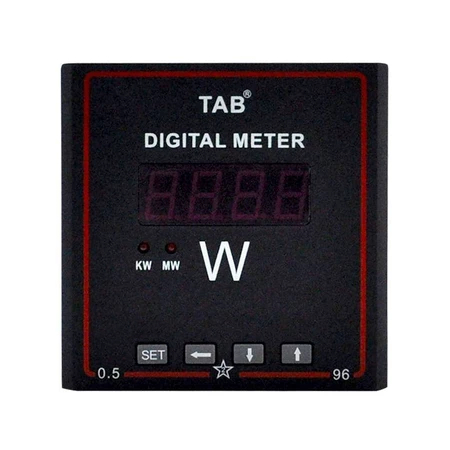 TAB Digital KW Meter / Power meter 1P 96x96