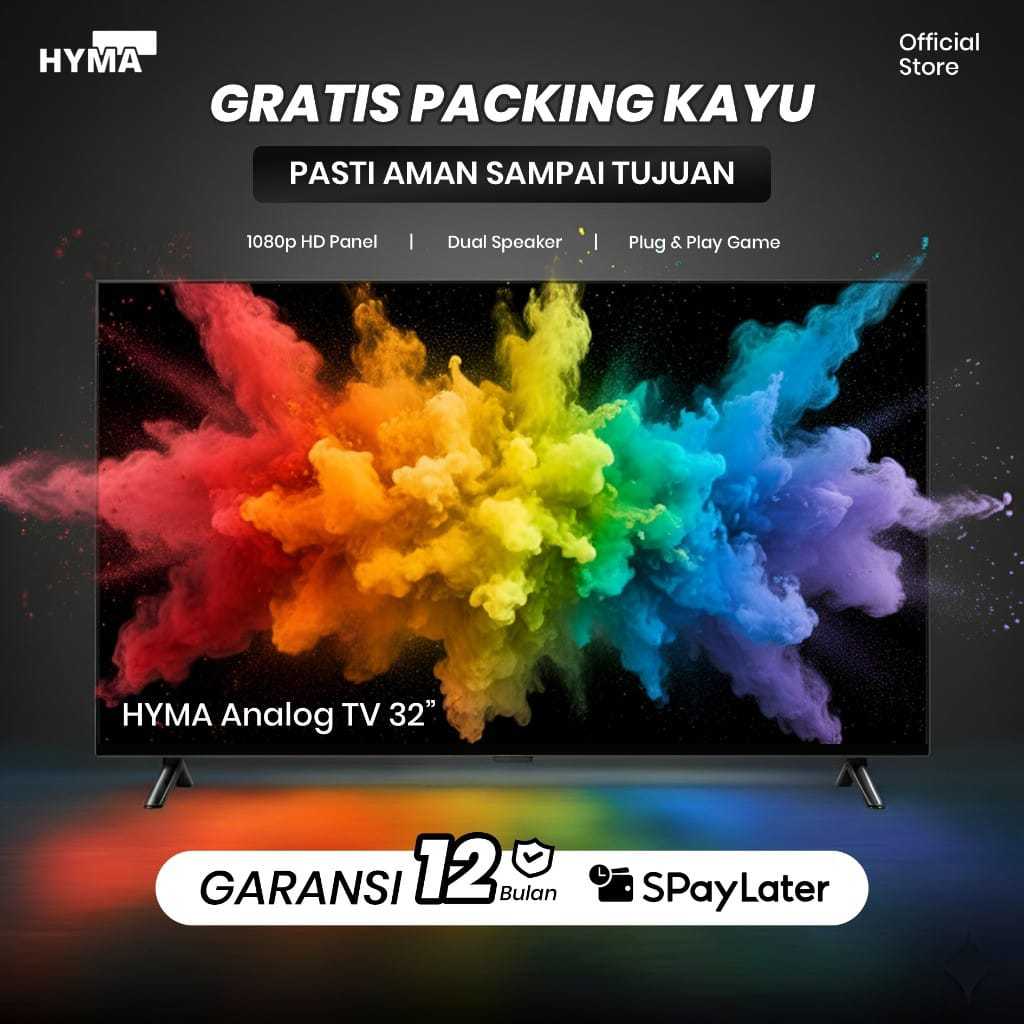 HYMA Analog TV 32 Inch 1920 x 1080 Need STB