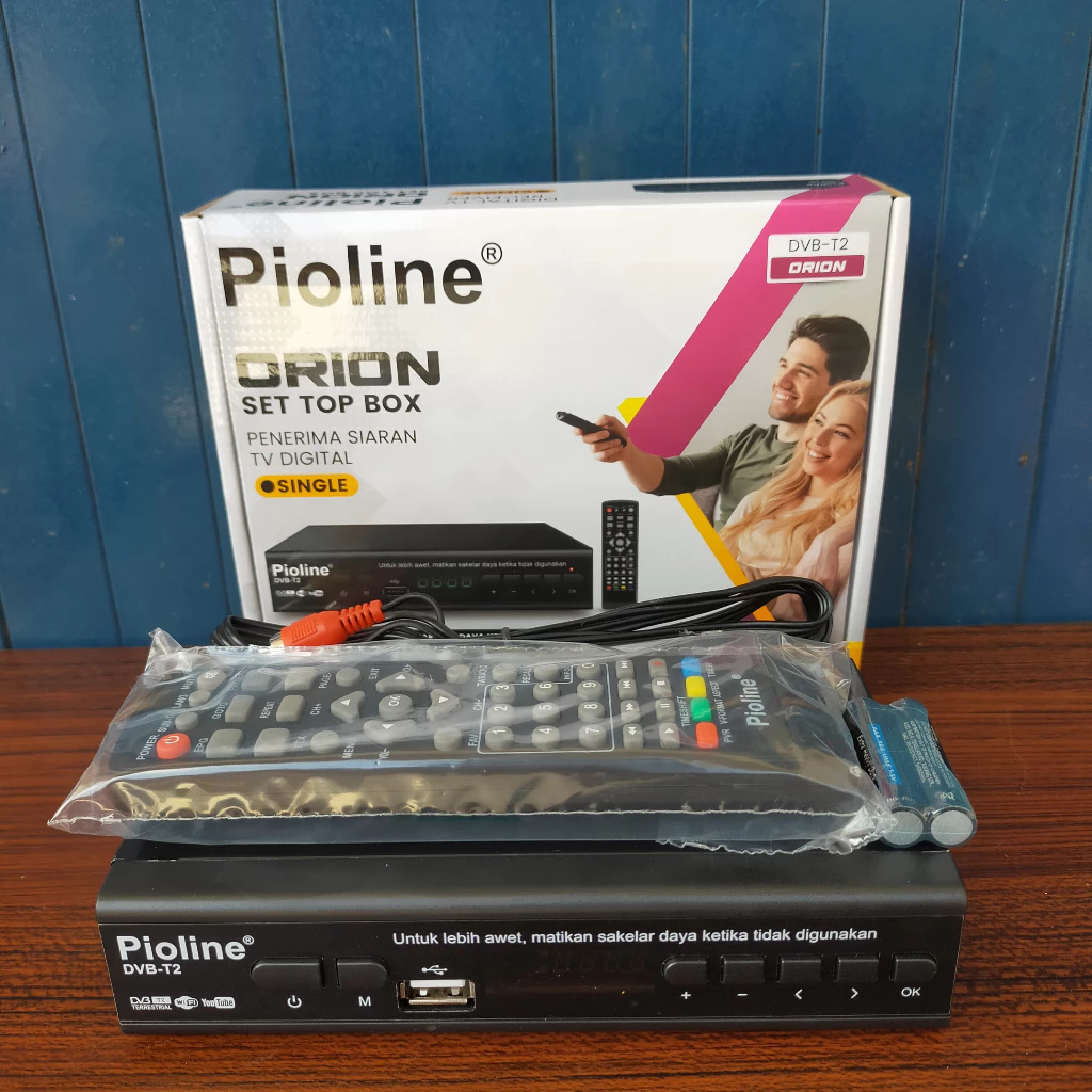 STB TV Digital Set Top Box Pioline Orion TV Penerima Siaran Digital