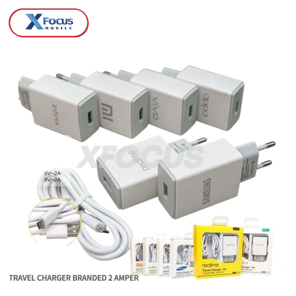 Charger Branded AK933 Micro USB / Cas 1USB 2A Ori 99% Tc Brand AK-933