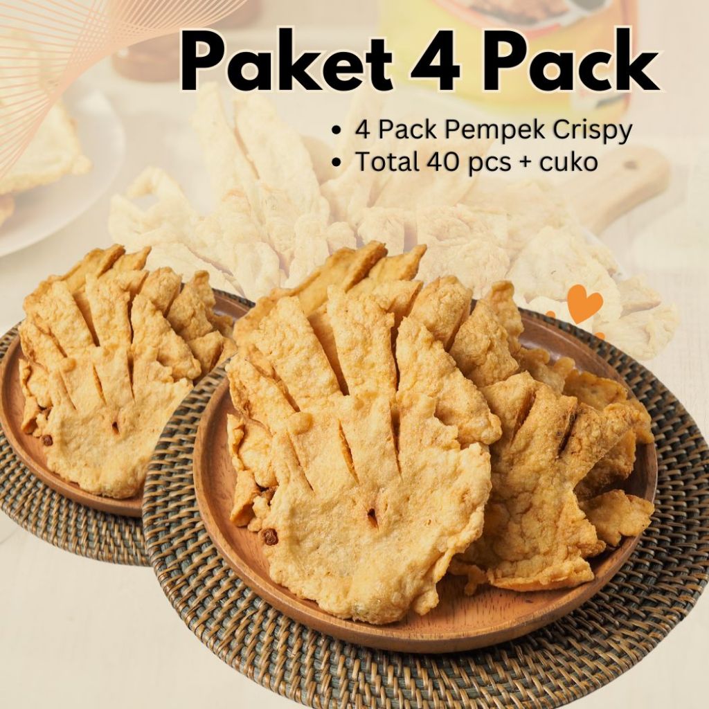 EMPEK EMPEK CRISPY PAKET 4 PACK - PEMPEK MOLA