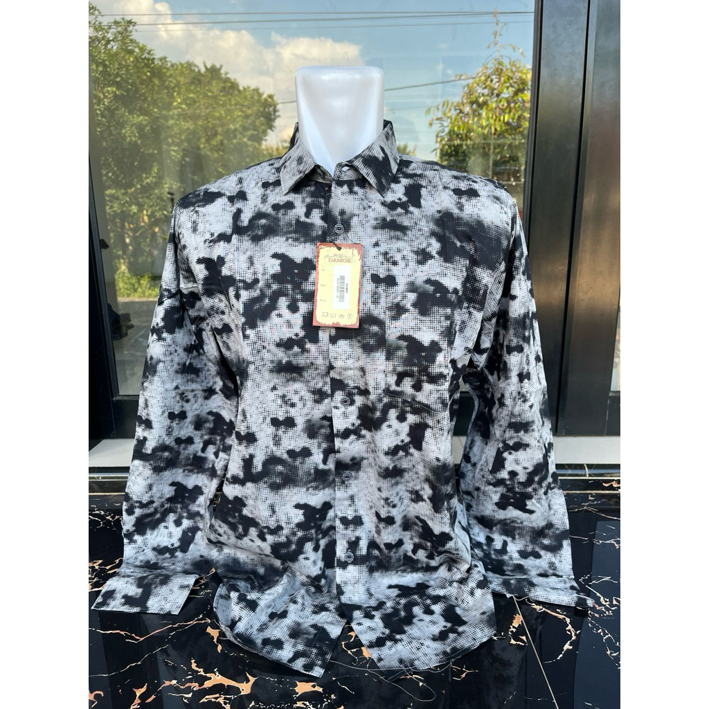 DAMOR Kemeja cowok lengan panjang Reguler - Kemeja Original by Cressida