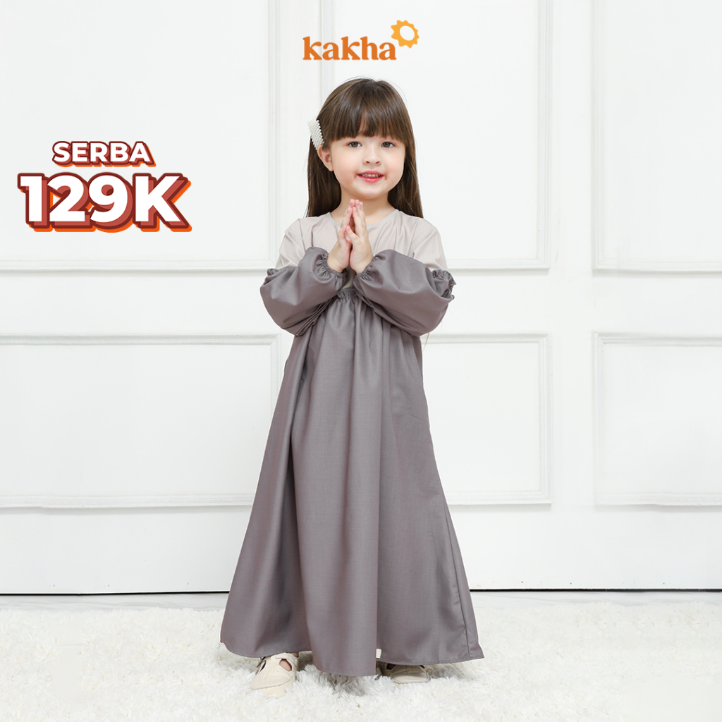 CLEARANCE SALE - Kakha - Gamis Anak perempuan Raya Series / Dress Anak
