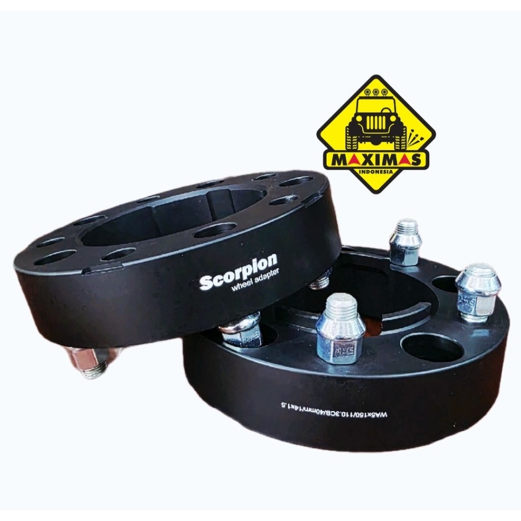 SCORPION Wheel Spacer Adapter PCD 5 x 150 Center Bore 110,3 Hub Centric Tebal 4 cm Jumlah 2 pcs