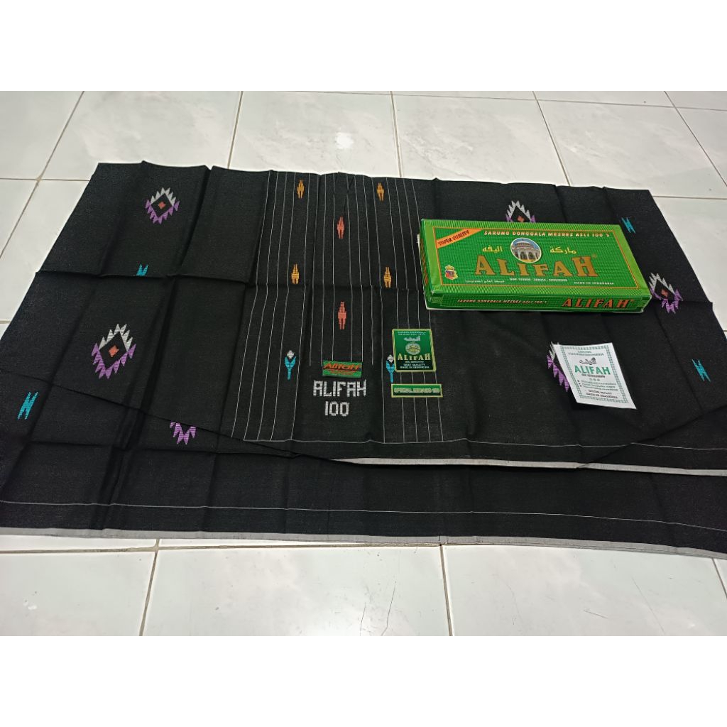SARUNG ALIFAH MESRES JAHITAN TENGAH MOTIF TERBARU BAHAN ADEM