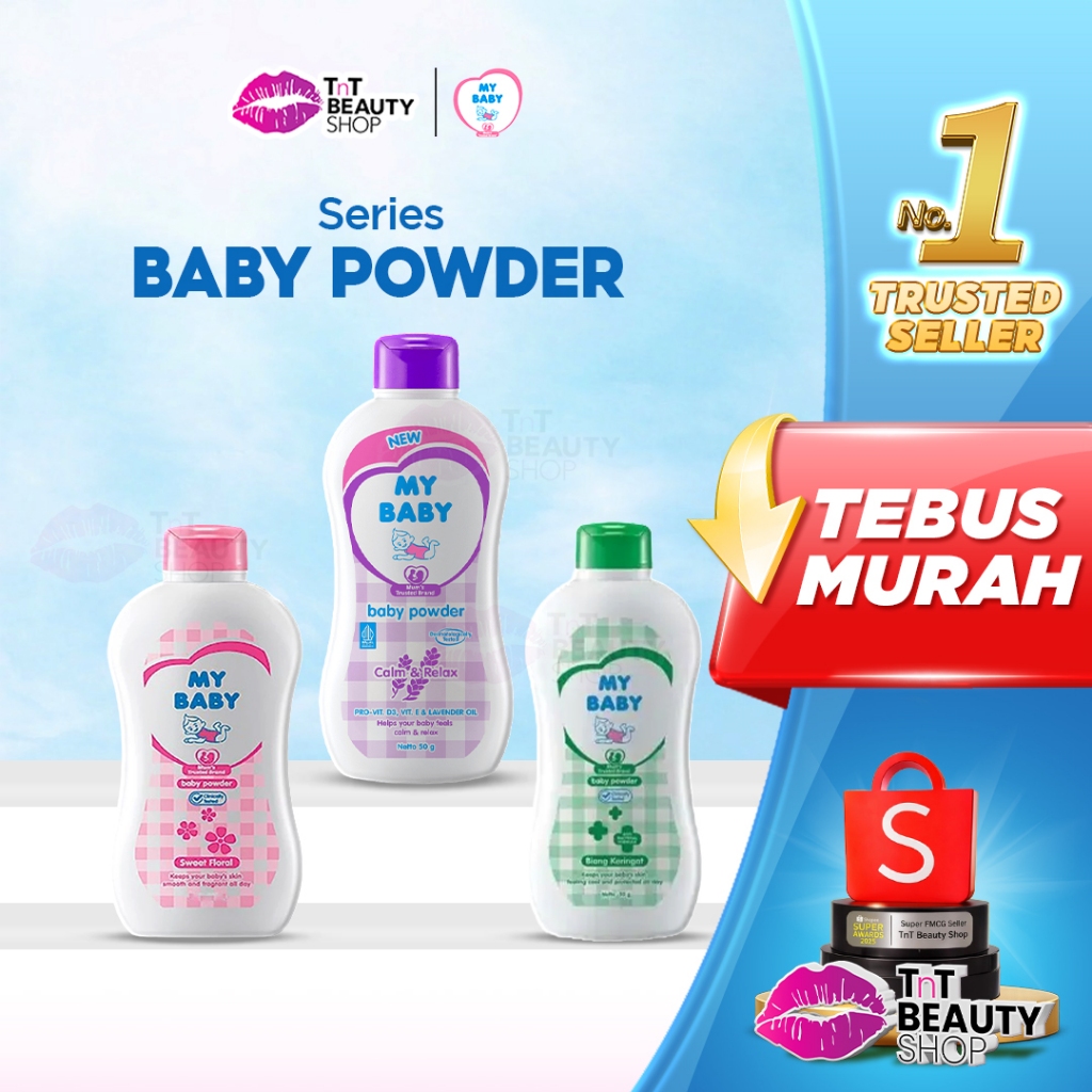 My Baby Powder 50gr | Bedak Bayi 50gr | TnT Beauty Shop