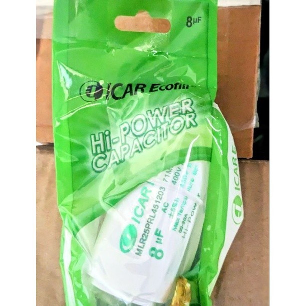 Kapasitor pompa air icar ecofill 8uf