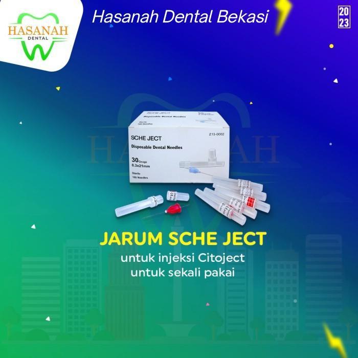 Jarum Citoject Untuk Injeksi Anastesi Sekali Pakai - Sche Ject Ukuran 0.12-0.16-0.21 Cocok untuk Lid