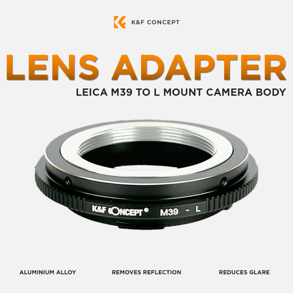 KNF Concept Lens Mount Adapter Leica M39 to L Mount Camera Body
