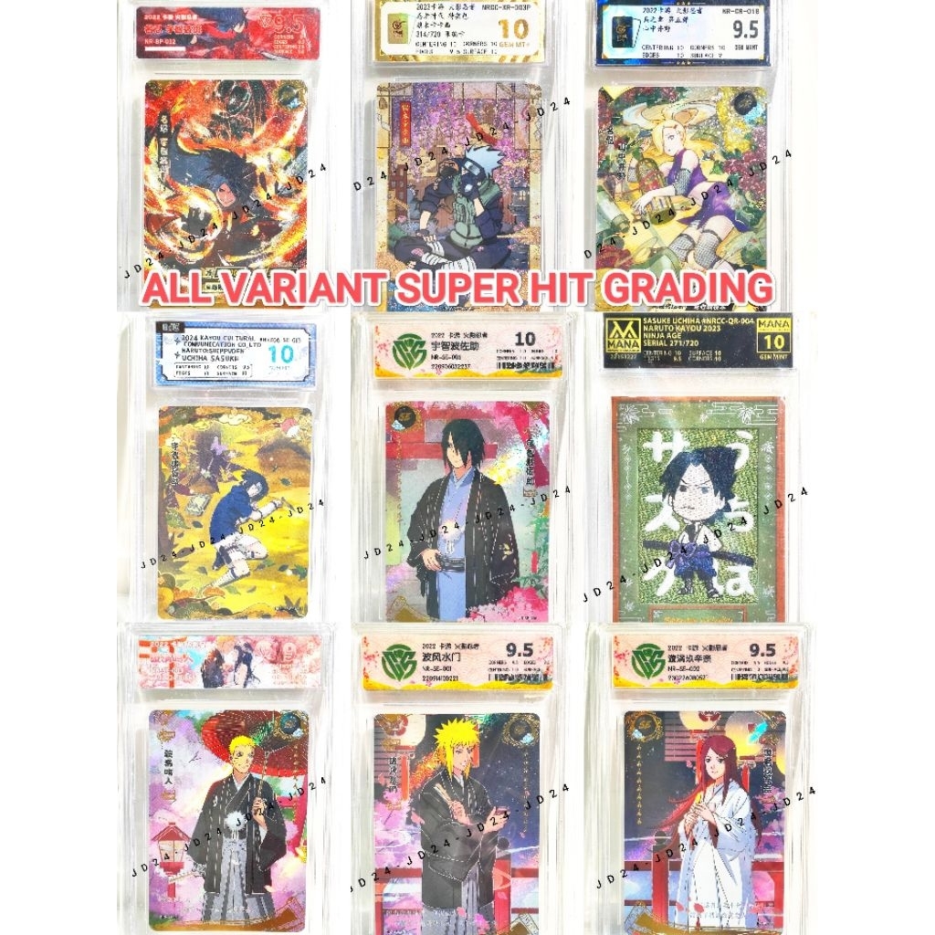 NARUTO KAYOU ALL VARIANT GRADING SH NARUTO KAYOU X NINJA AGE COLLECTION