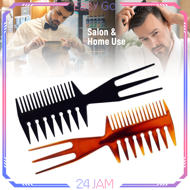 Sisir Styling Pria 3in1 Sisir Rambut Pria Sisir Pomade Rambut Pria Sisir Rambut Cowo Sisir Hairstyli