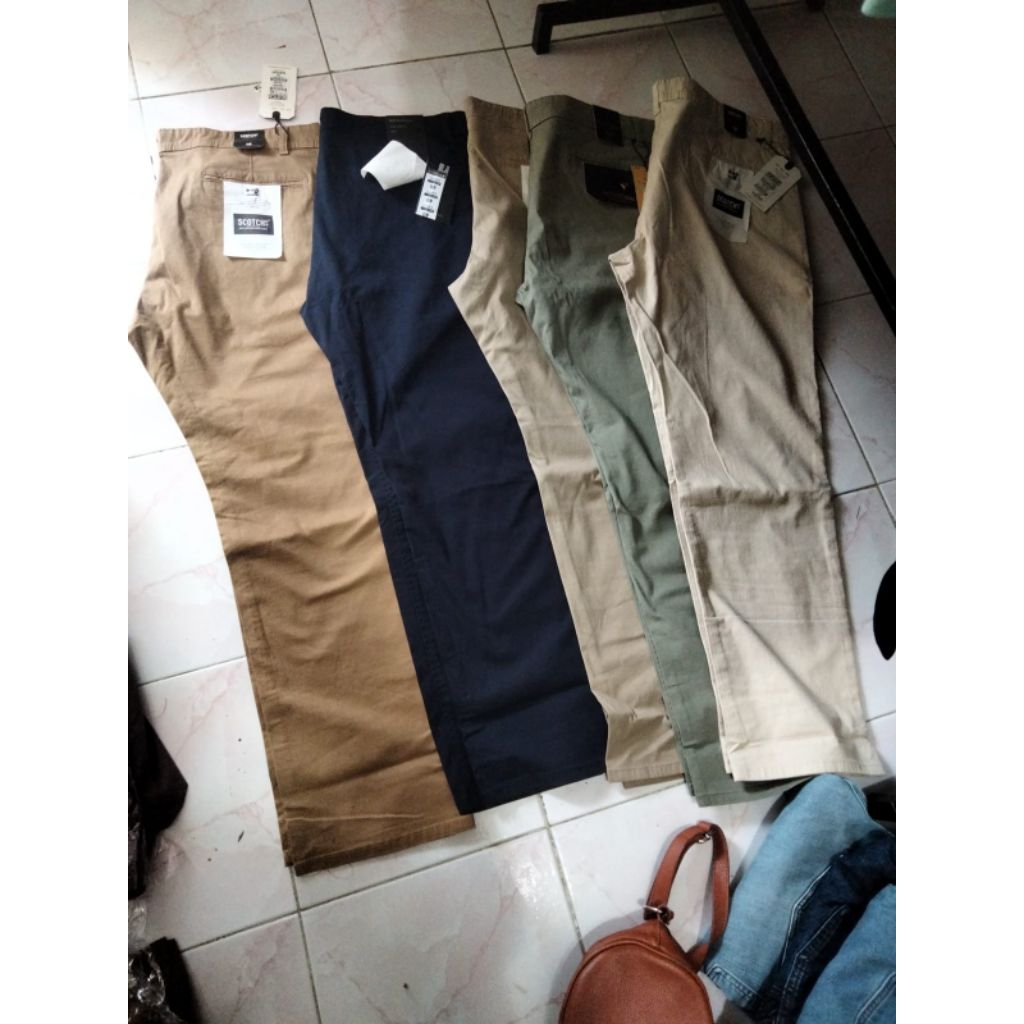 Celana Chinos Benhill Original Baru