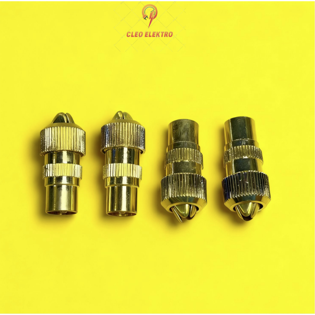 JEK JACK ANTENA TV GOLD MALE LAKI KUALITAS BAIK