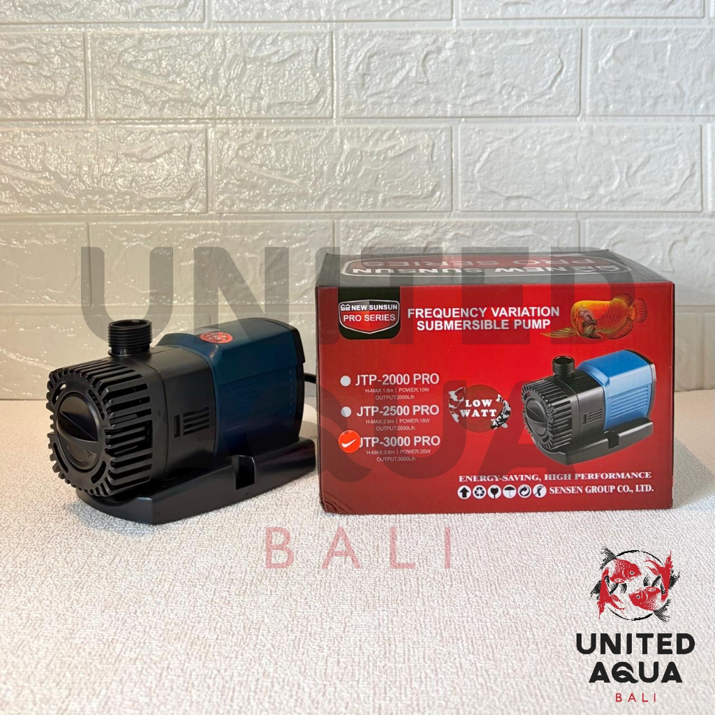 Pompa Celup SUNSUN JTP 3000 PRO 26W Kolam Aquarium
