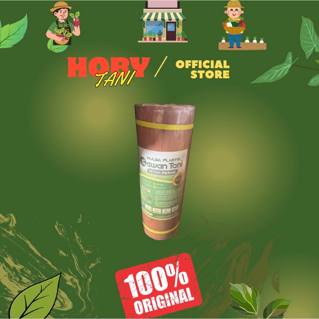 mulsa hitam perak kawan tani dgw 35 micron lebar 60CM panjang 613M