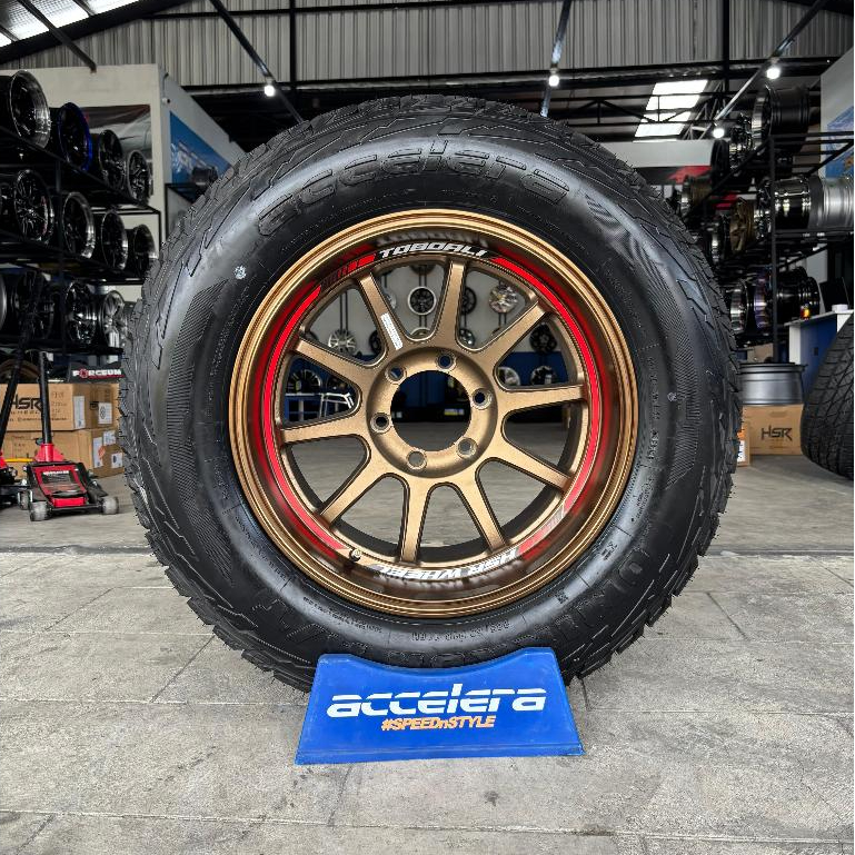 Velg Mobil Hsr Toboali Plus Ban Ring 18 Cocok Untuk Mobil Pajero Fortuner triton dll