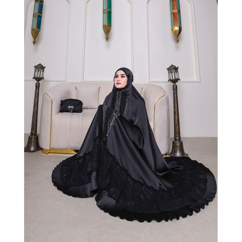 mukena brand rafanda syari set mukena rafanda