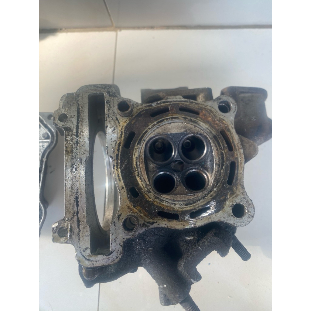 Blok Cylinder head vixion old jupiter mx new mx old kosongan original