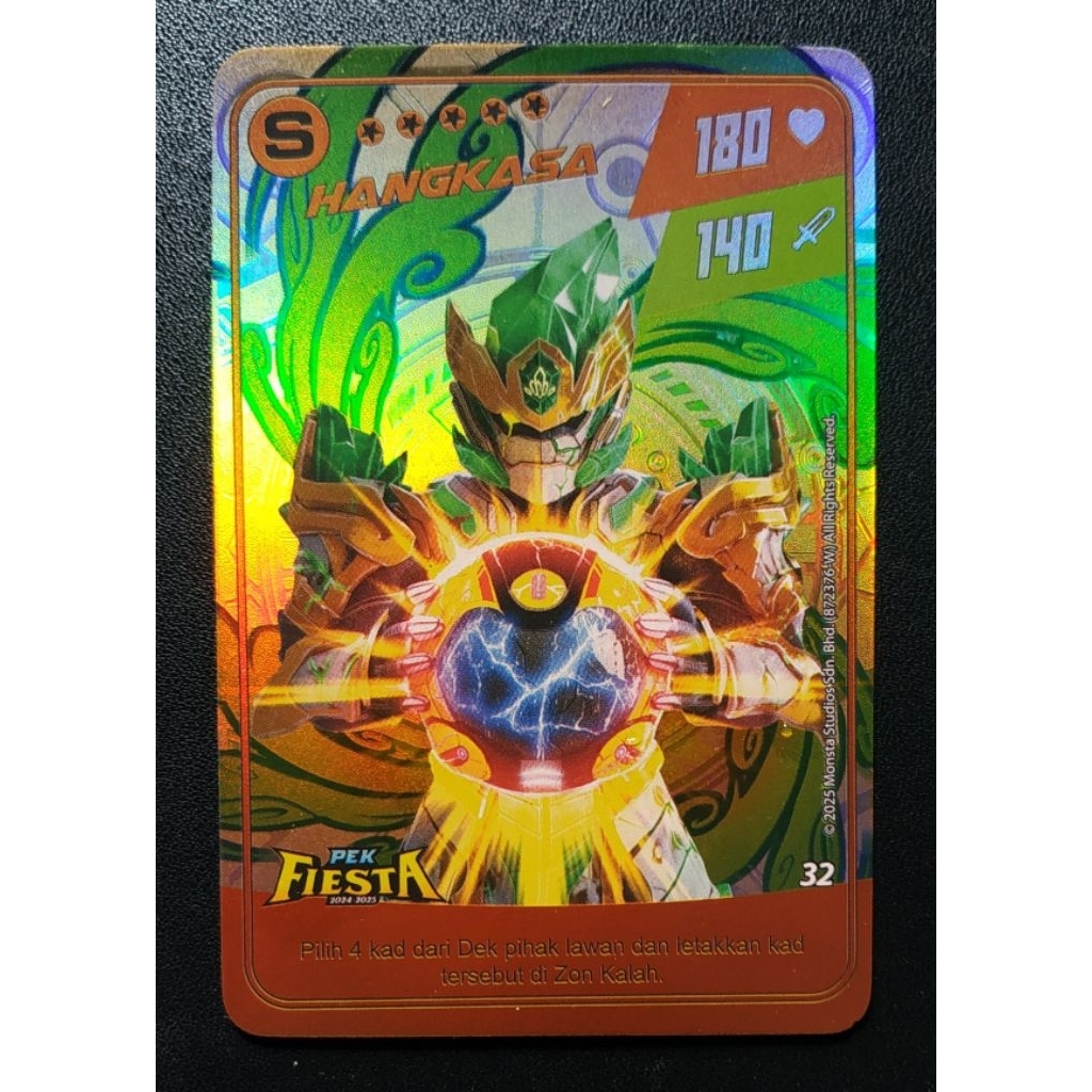 Kartu Boboiboy Langka Fiesta Malaysia Original Monsta