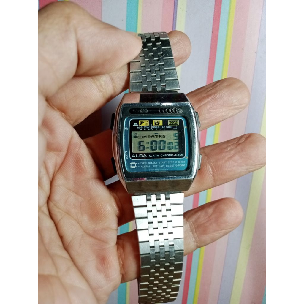 jam tangan S31k0 Alba game watch vintage bekas