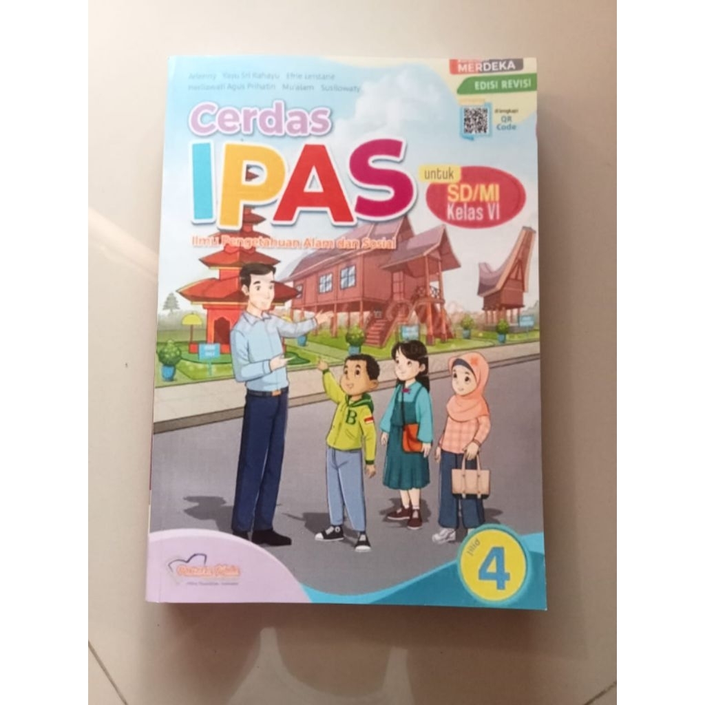 buku IPAS kelas 4 SD pustaka mulia