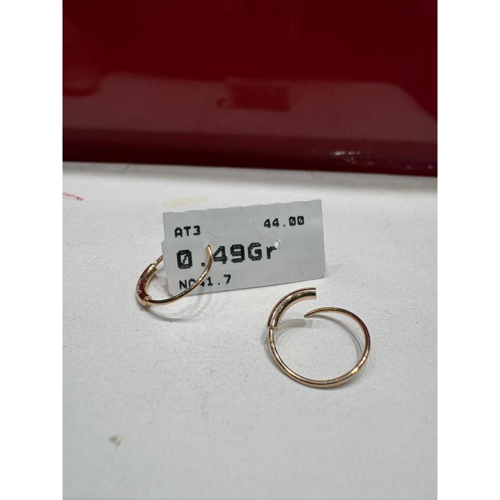 Anting KENIP KLEP JEPIT Bayi dan Anak model lucu boneka karakter variasi PERHIASAN EMAS ASLI Kadar 8