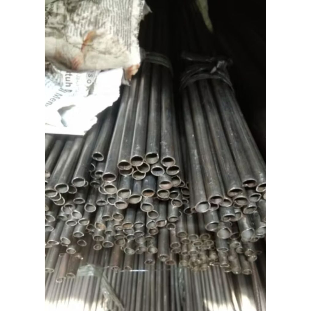 PIPA BESI POTONGAN OD 16MM ID 12MM PANJANG 100MM PIPA BESI