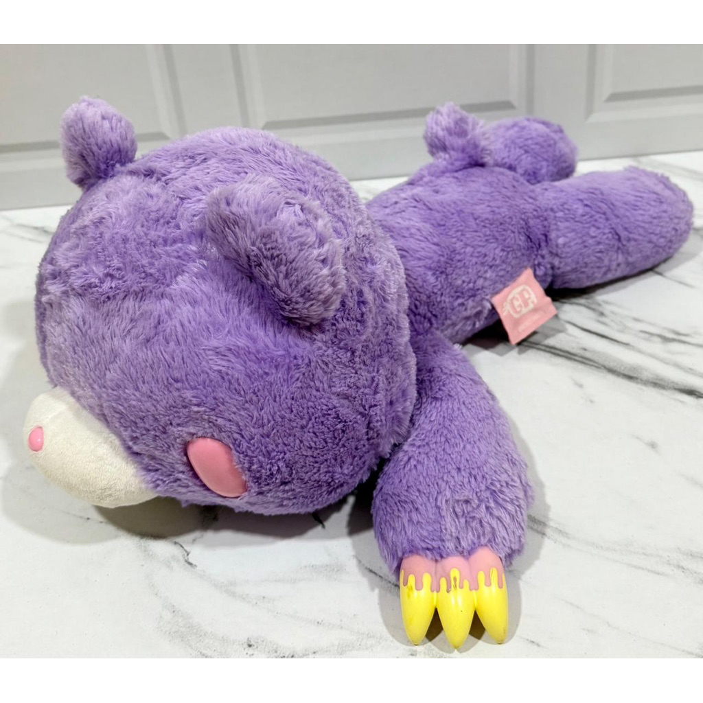 RARE | Boneka Plushie Gloomy Bear Fluffy Sherbet Purple / Grape Series Taito GP.