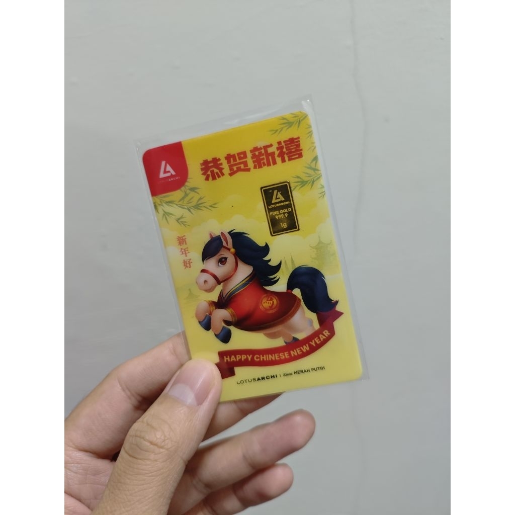 Emas Lotus Archi 1gr edisi CNY Horse
