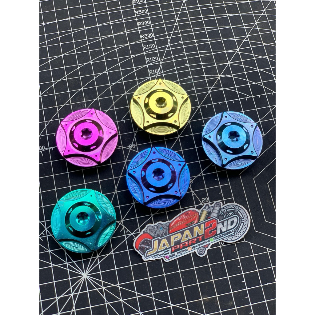 tutup klep titanium pnp honda pnp cb gl mp tiger tutup klep tiger titanium GR5