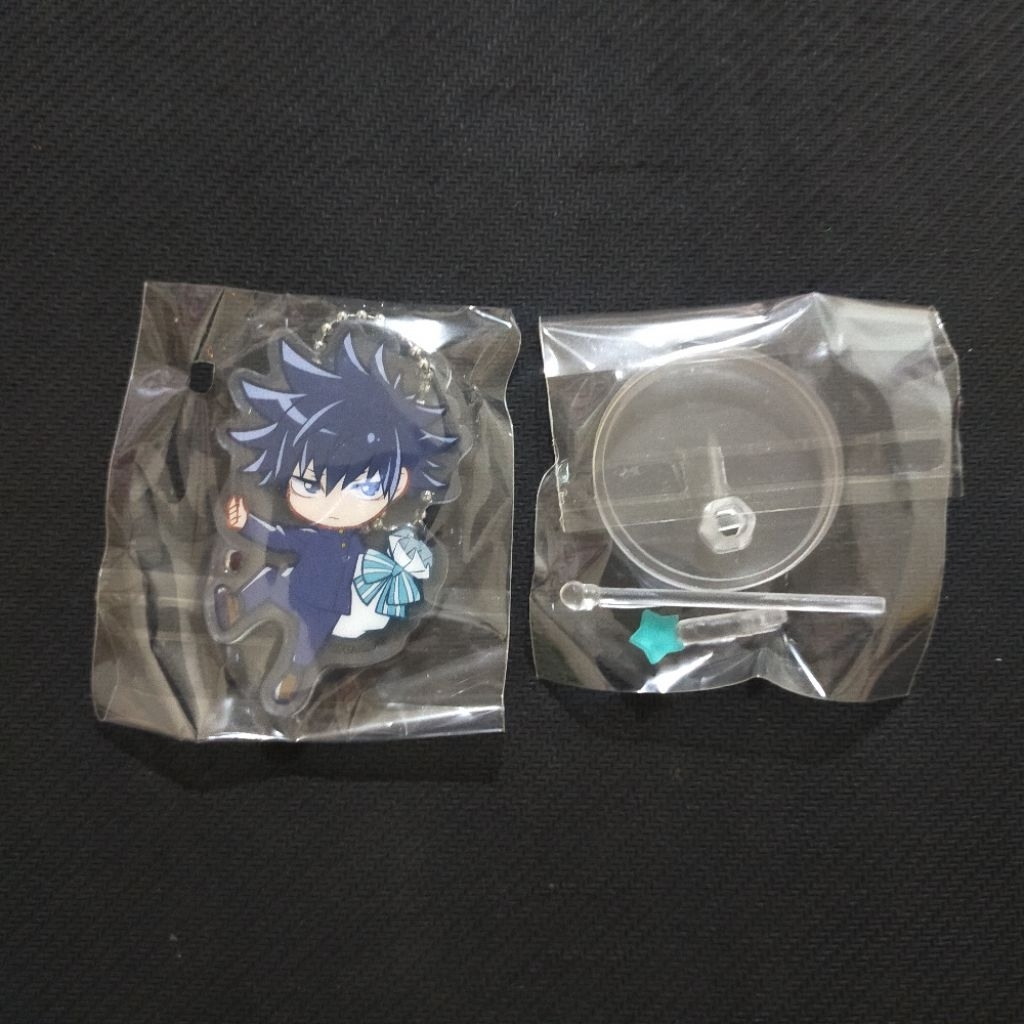 Keychain Standee Jujutsu Kaisen Megumi Fushiguro Original Gachapon From Japan