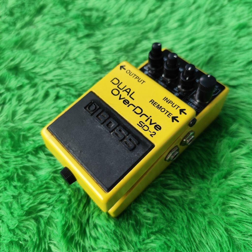 Efek Gitar Boss SD 2 Dual Overdrive, Langka, seken, bekas, not Zoom, Line 6