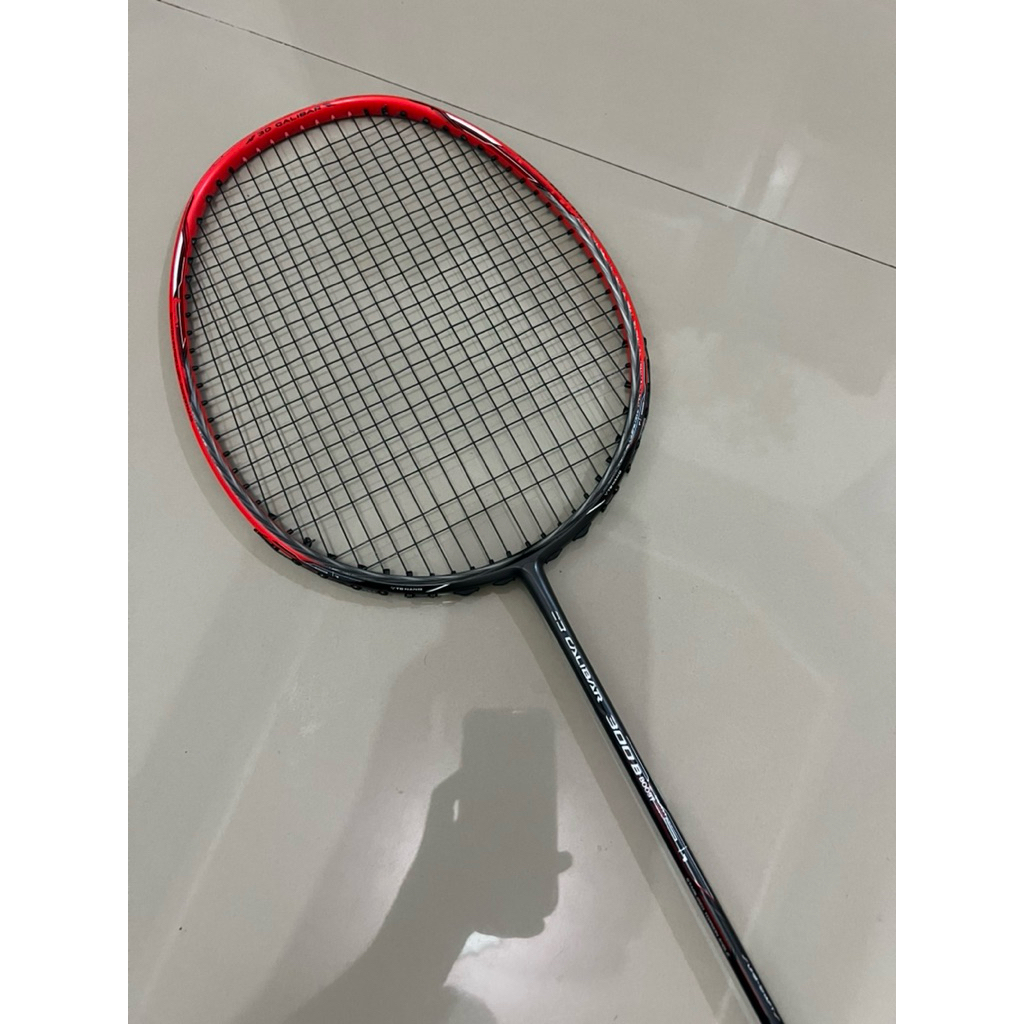 Raket Badminton Lining 3D Calibar 300 Boost 300B - Second Bekas Original