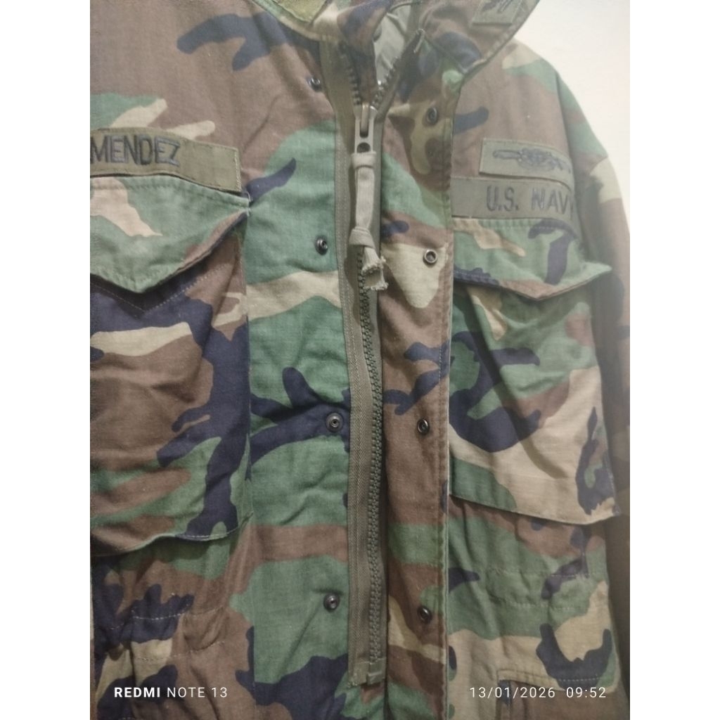 Jaket M65 US Army Woodland Medium Short